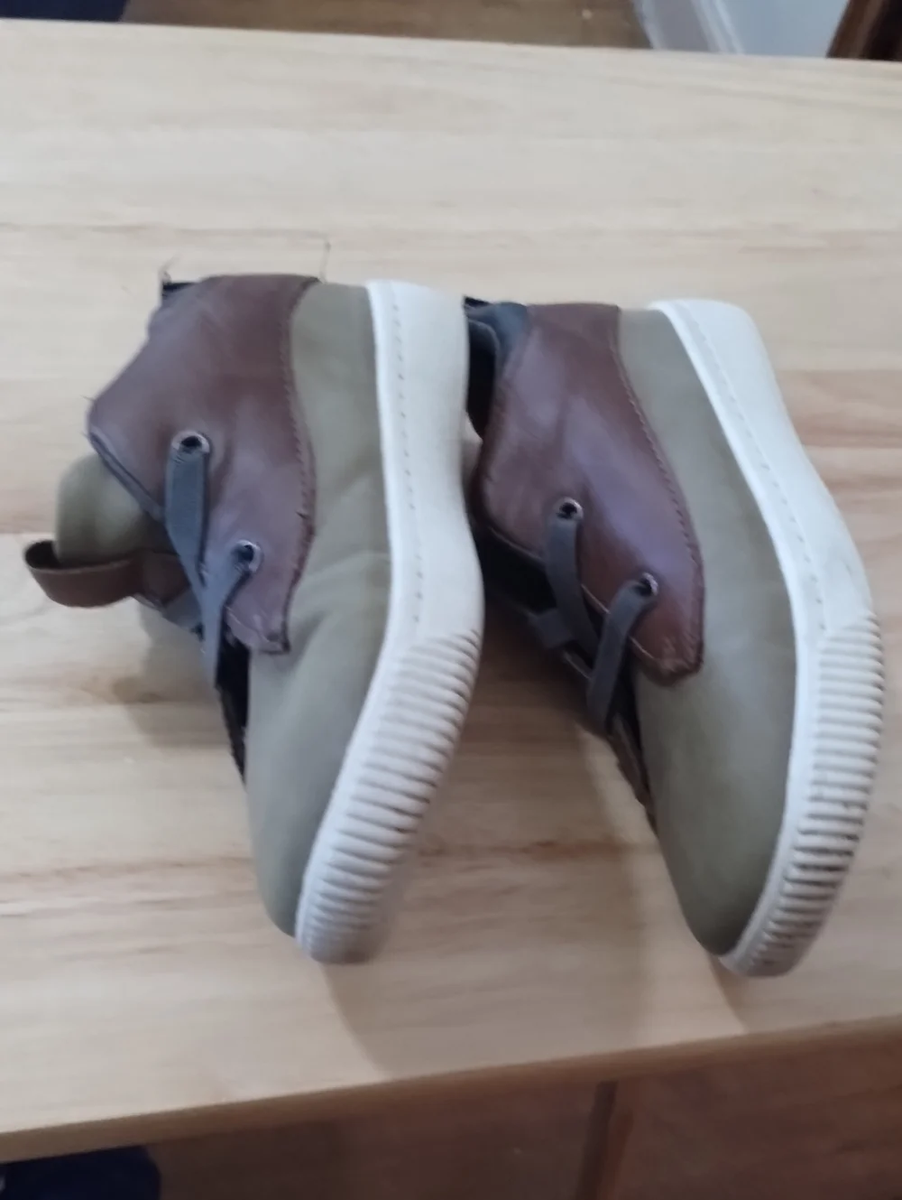 Carter's Two-Tone Brown & Olive Kids Sneakers